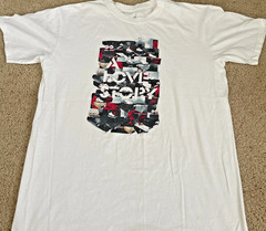Air Jordan Retro Shoe History T-Shirt Nike Large 2006 White MICHAEL JORDAN RARE