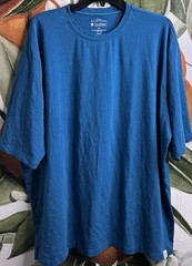 Coolibar 2XL Mens Morada Everyday Short Sleeve Shirt UPF 50+ Teal Blue