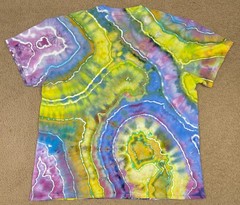 Handmade Ice Tie Dye T-Shirt XL Mens Womens Soft Cotton Pastel Geode