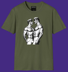 Gay Tees LGBT Pride Tom Of Finland Beefcake Hunk Southern Decadence Equality Tee