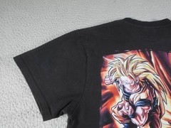 Vintage 2003 Dragon Ball Z Goku Super Saiyan 3 Shirt Men Large Black Bird Studio