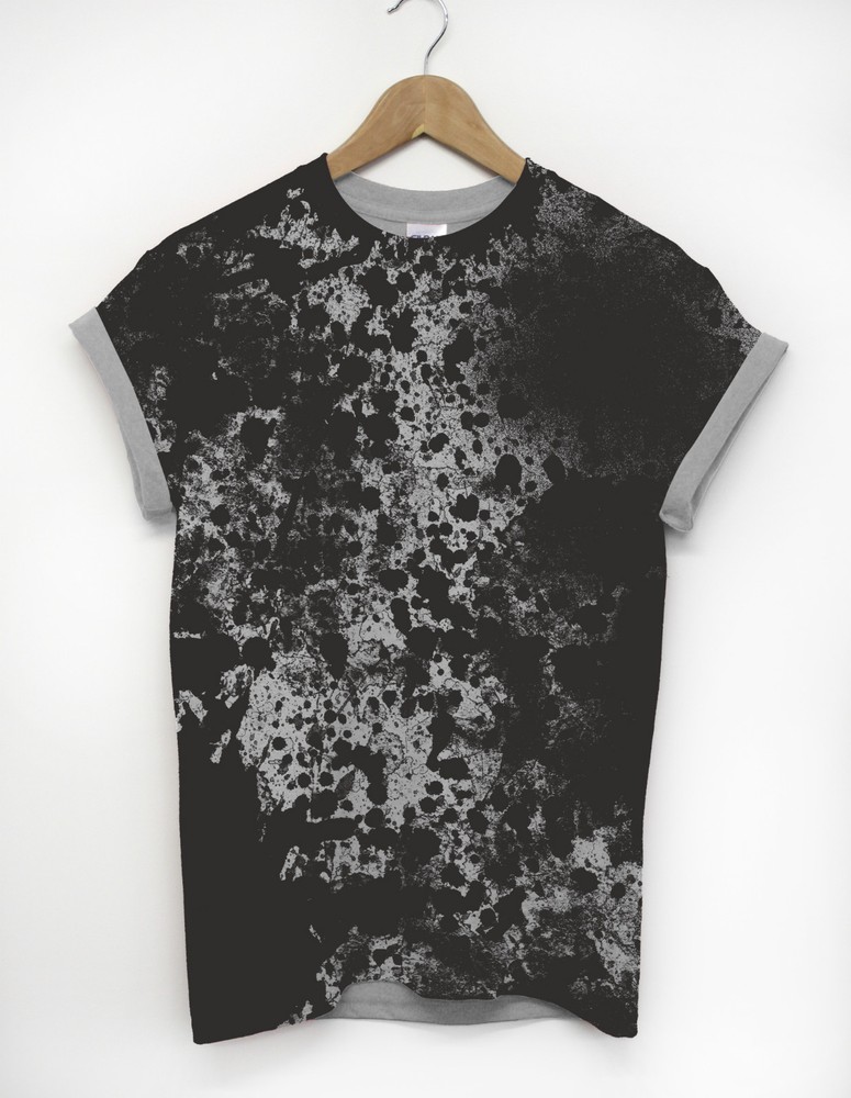 Watercolour All Over T Shirt Spat Paint Splash Grunge Artist Student Fashion