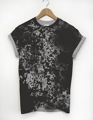 Watercolour All Over T Shirt Spat Paint Splash Grunge Artist Student Fashion