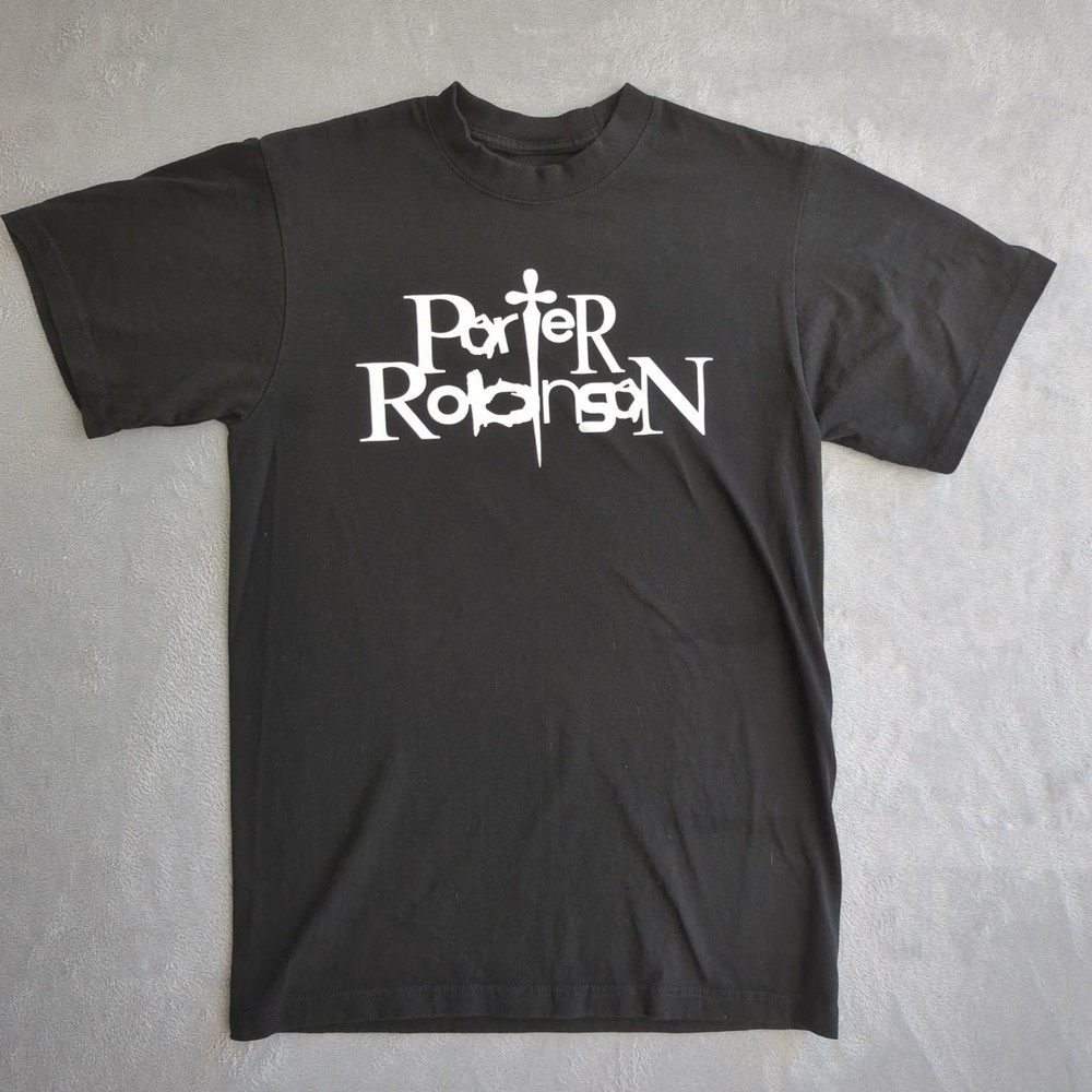 Porter Robinson Band Merch T-Shirt Size M Black Logo Tee 100% Cotton