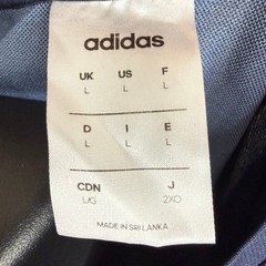 Adidas T-Shirt Mens Large Navy Blue Short Sleeve Graphic Back Performance Tee