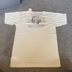 RRL Ralph Lauren Shirt Mens Medium White Double RL Trade Mark Graphic Back