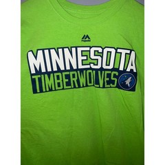 Majestic Minnesota Timberwolves Jimmy Butler 23 Neon Green T-Shirt Mens 2XL NBA