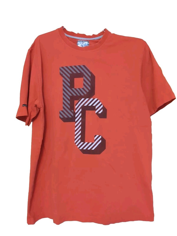 Play Cloths PC Front Graphics Red Men’s T-Shirt Size Large