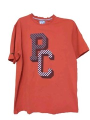 Play Cloths PC Front Graphics Red Men’s T-Shirt Size Large