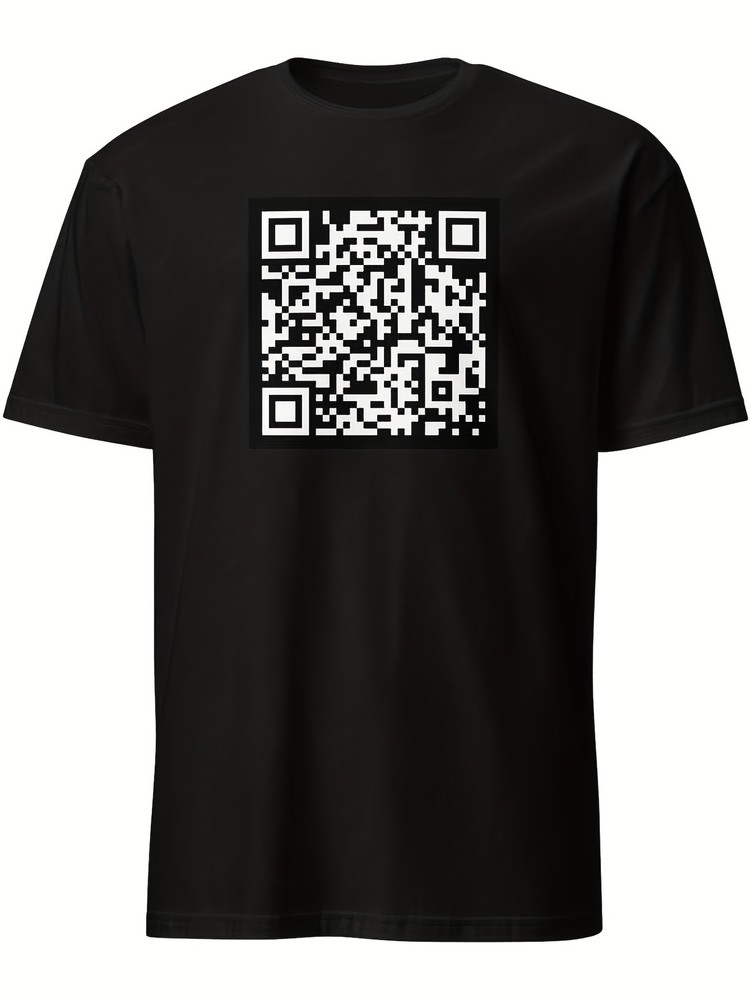 NG Show Me Them Titties Scannable QRCode Short-Sleeve Unisex T-Shirt Same Styl