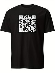 NG Show Me Them Titties Scannable QRCode Short-Sleeve Unisex T-Shirt Same Styl