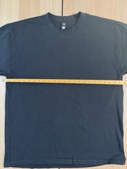 As Colour Heavy Weight Tee Shirt 100% Combed Cotton Size XL Black