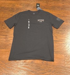 Under Armour 6004109 Men’s Size M UA Freedom Military Graphic Tee T-Shirt Gray