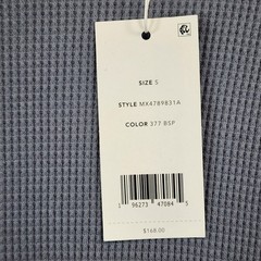 Vince Men’s Quiet Luxury Minimalist Waffle Thermal Sweatshirt Size S NWT