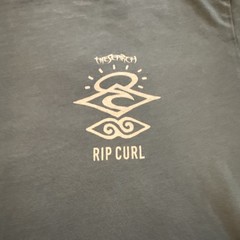 Rip Curl The Search Green T-Shirt Large Short Sleeved