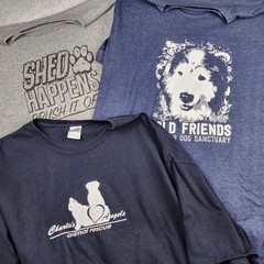 Graphic T-Shirt Bundle Mens 3XL Dog Rescue Animal Lover Streetwear Big Tall 3pc