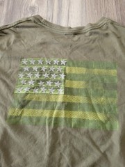 5.11 Tactical Gear Shirt Mens XL Green Flag Graphic Back Hit Comfort Work Wear