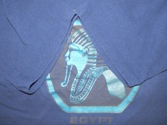 Vintage 90s KING TUT Egyptian Tourist Souvenir T- Shirt Made in Egypt Size XL