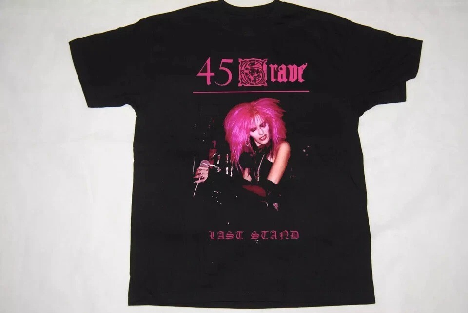 45 Grave Band Black T-Shirt Cotton Unisex For Men Women BL1266
