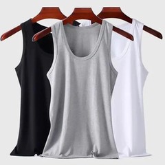 Hot Summer Male tank top Women Basic Elastic Tank Pure Cotton Sleeveless