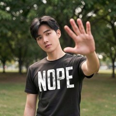 Mens Nope T shirt Funny Not Today Sarcasm Humorous Joke Gag Gift for Adult