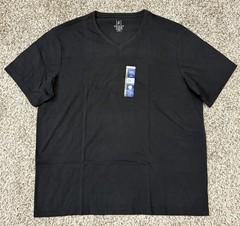New George 3-PACK Men’s V-Neck T-shirt Tee Moisture Wicking Size 46-48 XL (G7)