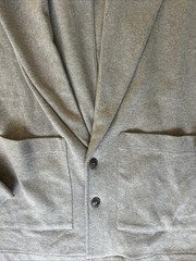 Pact Women’s Airplane Relaxed Blazer Medium Deep Taupe Heather Top MINT