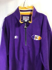 Minnesota Vikings NFL Pro Line Starter Purple Fleece Polyester Jacket J4