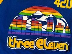 311 Three Eleven Band Merch 420 Colorado Weed Basketball Jersey Nuggets Spoof