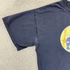 Vintage Public Enemy Shirt Mens XL Blue Hip Hop 90s Music Short Sleeve Rap Band
