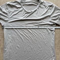 Preowned 3x UNIQLO AIRISM Crew Neck Mens Short Sleeve Shirt Grey Gray SMALL