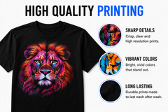 Custom Personalized T-Shirt Photo Text Logo DTF Print Cotton Tee Men Women