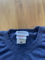 THE BEATLES RUBBER SOUL 2014 Apple Corps Navy Blue T Shirt Large John Lennon