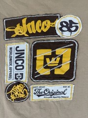 Vintage JNCO Jeans Graphic Print Shirt Y2K Size XL Earthtone Brown Embroidered