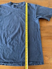 Pluma Blue Heavy Weight Cotton Pre Shrunk 100% Cotton Vintage S/S T Shirt Mens L