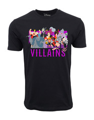 DISNEY VILLAINS GRAPHIC T SHIRT