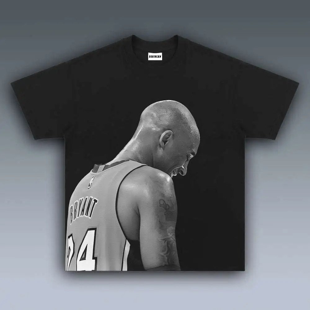 No 24 Basketball Vintage Portrait Graphic T-Shirt Athlete Streetwear Tee