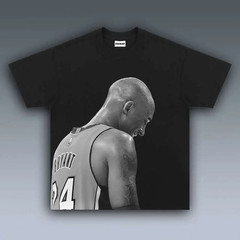 No 24 Basketball Vintage Portrait Graphic T-Shirt Athlete Streetwear Tee