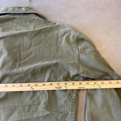 Vintage 50s 13 Star Button HBT Shirt Herringbone with Patch