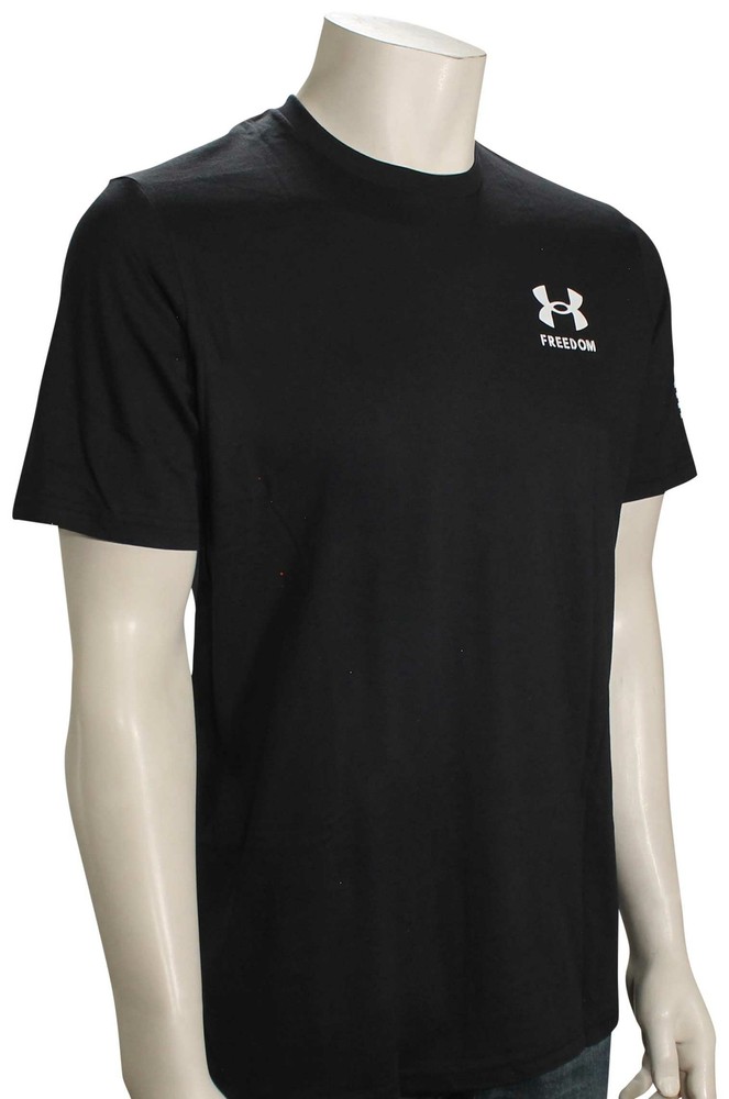 Under Armour Freedom Flag T-Shirt – Black – New