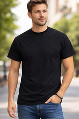 Pack of 3 Gildan G500 Mens Short Sleeve Heavy Cotton Size: Large Blank T-Shirts