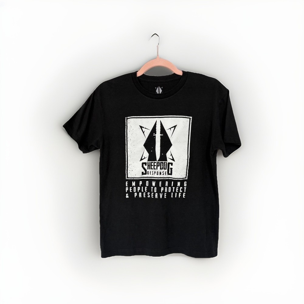 Sheepdog Response T-Shirt Mens Small Black Empowering People Protect Preserve