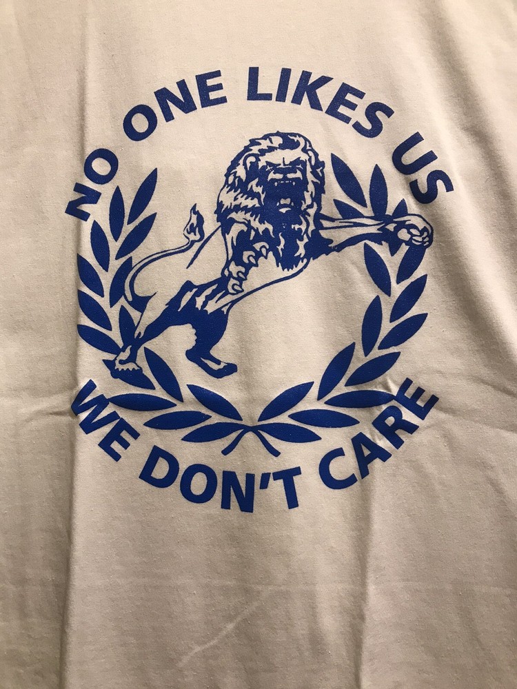 Reprint Millwall Fc Fan T.shirt No On Likes Us We Don’t Care! Original Design Li