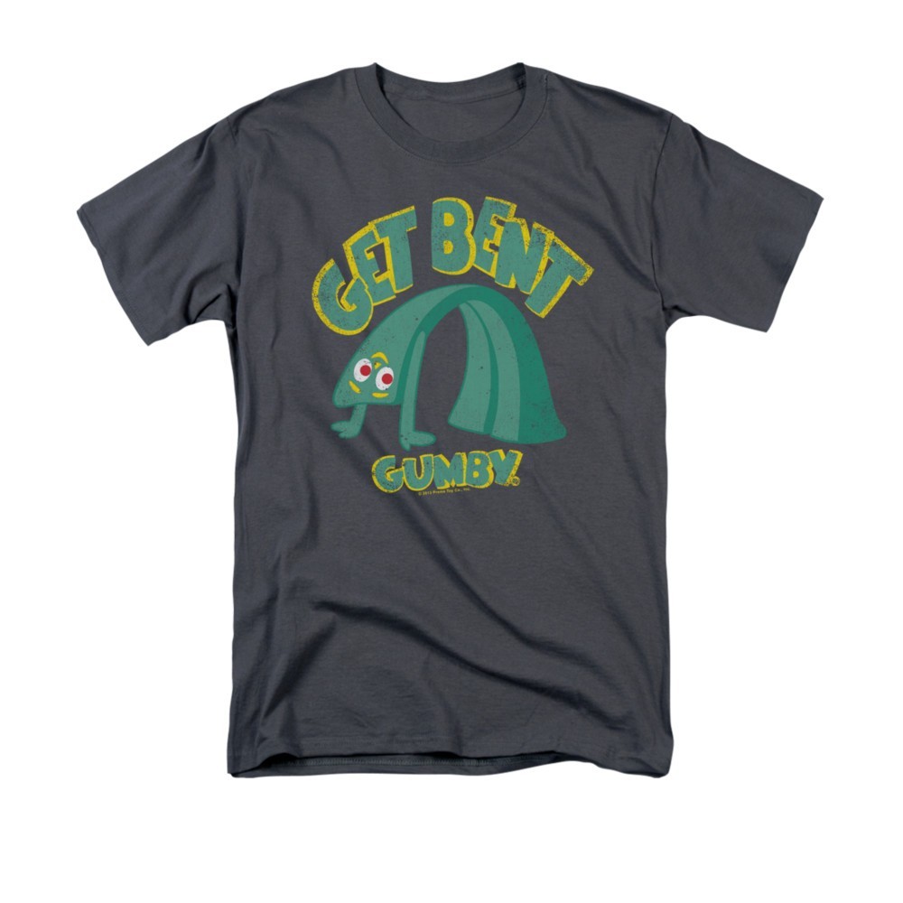 GUMBY GET BENT Licensed Adult Men’s Graphic Tee Shirt SM-3XL
