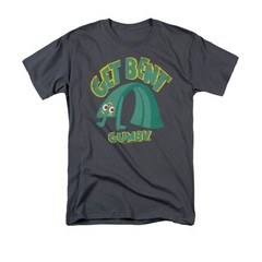 GUMBY GET BENT Licensed Adult Men’s Graphic Tee Shirt SM-3XL