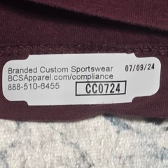 Nike NC Central Eagles T-Shirt Mens XL Maroon Short Sleeve Graphic Tee NCAA