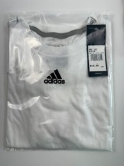 Adidas Men Short Sleeve Crew Neck The Go To Performance Tee White S NWT