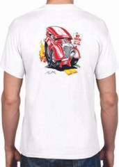 Adult DryBlend® T-Shirt – ( RED RIDER – HOT ROD)