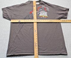 I 80 Iowa Grand Motorcycle Rally Iowa Speedway Gray Pullover T Shirt Men’s XL