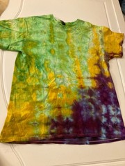Handmade Gildan L Tie Dye T-Shirt ‘Glitch’ Style Brand new, Never worn